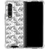 Looney Tunes Porky Pig Black and White Galaxy Z Fold4 5G Clear Case