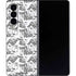 Looney Tunes Porky Pig Black and White Galaxy Z Fold4 5G Skin