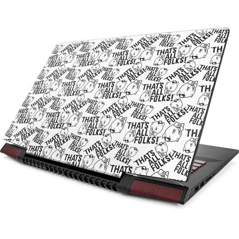 Looney Tunes Porky Pig Black and White Lenovo IdeaPad Skin