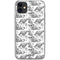 Looney Tunes Porky Pig Black and White iPhone 11 Clear Case
