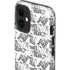 Looney Tunes Porky Pig Black and White iPhone 12 Impact Case