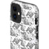 Looney Tunes Porky Pig Black and White iPhone 12 Mini Impact Case