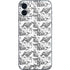 Looney Tunes Porky Pig Black and White iPhone 12 Mini Skin