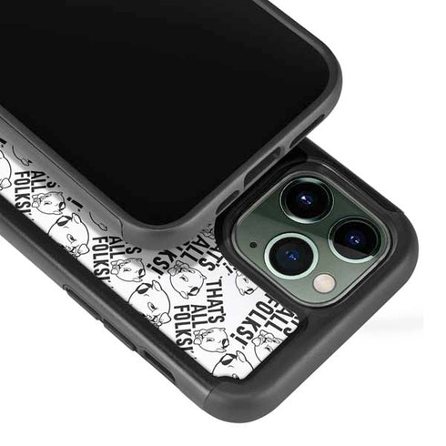 Looney Tunes Porky Pig Black and White iPhone 13 Pro Cargo Case
