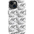 Looney Tunes Porky Pig Black and White iPhone 15 Plus Impact Case