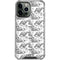 Looney Tunes Porky Pig Black and White iPhone 14 Pro Max Clear Case