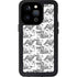 Looney Tunes Porky Pig Black and White iPhone 14 Pro Waterproof Case