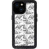 Looney Tunes Porky Pig Black and White iPhone 15 Waterproof Case