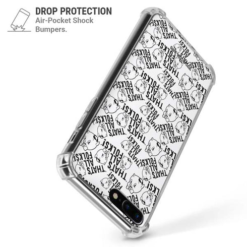 Looney Tunes Porky Pig Black and White iPhone 7/8 Plus Clear Case