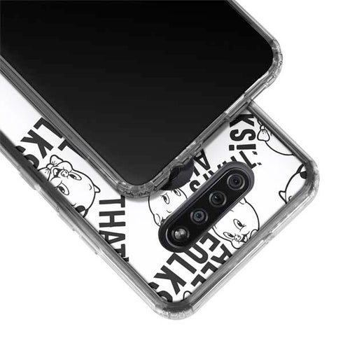 Looney Tunes Porky Pig Black and White LG K51/Q51 Clear Case
