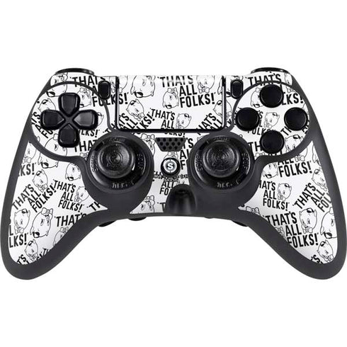 Looney Tunes Porky Pig Black and White PS4/PC SCUF Impact Controller Skin