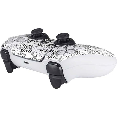 Looney Tunes Porky Pig Black and White PS5 Controller Skin