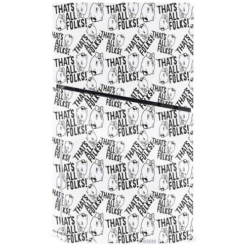 Looney Tunes Porky Pig Black and White PS5 Slim Disk Console Skin