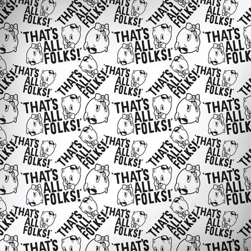 Looney Tunes Porky Pig Black and White Surface Book 2 15in Skin