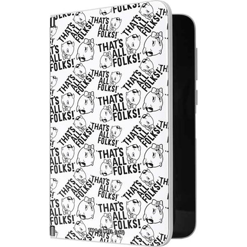 Looney Tunes Porky Pig Black and White Surface Duo Skin