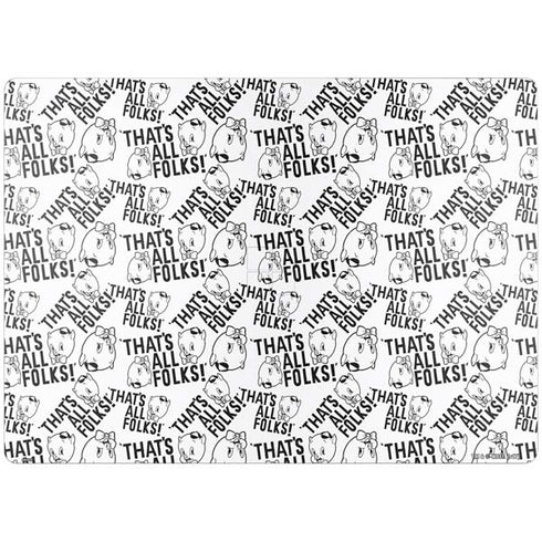 Looney Tunes Porky Pig Black and White Surface Laptop 4 15in Skin