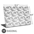 Looney Tunes Porky Pig Black and White Universal Laptop 15in (12.2 x 8.8in) Skin