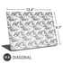 Looney Tunes Porky Pig Black and White Universal Laptop 16.6in (13.4 x 9.7in) Skin