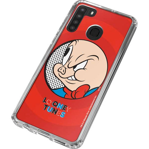 Looney Tunes Porky Pig Full Galaxy A21 Clear Case
