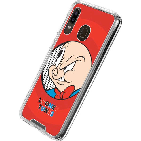 Looney Tunes Porky Pig Full Galaxy A30 Clear Case
