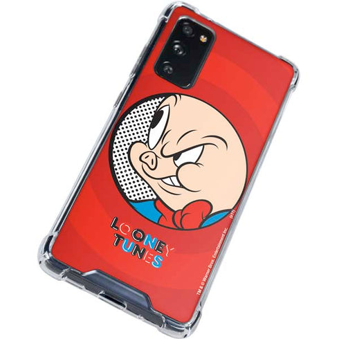Looney Tunes Porky Pig Full Galaxy S20 FE Clear Case