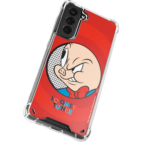 Looney Tunes Porky Pig Full Galaxy S21 5G Clear Case