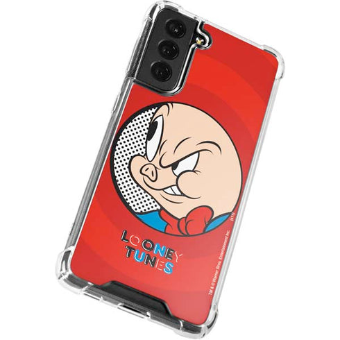 Looney Tunes Porky Pig Full Galaxy S21 FE Clear Case