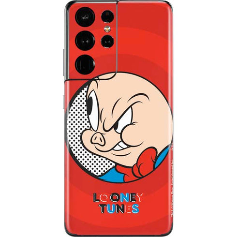 Looney Tunes Porky Pig Full Galaxy S21 Ultra 5G Skin