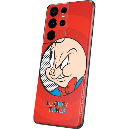 Looney Tunes Porky Pig Full Galaxy S21 Ultra 5G Skin