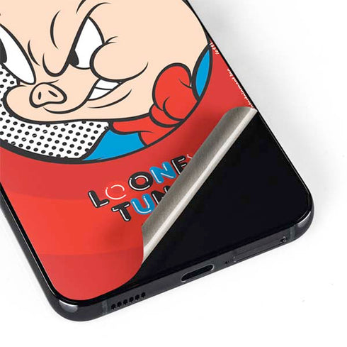 Looney Tunes Porky Pig Full Galaxy S22 Plus Skin