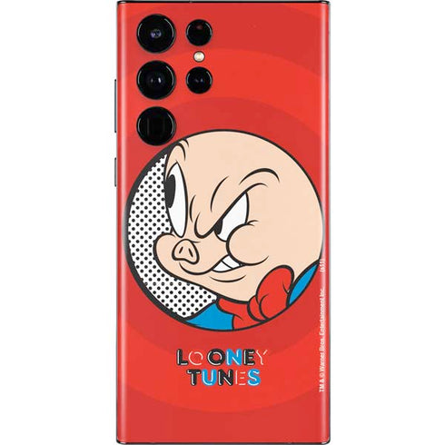 Looney Tunes Porky Pig Full Galaxy S22 Ultra Skin