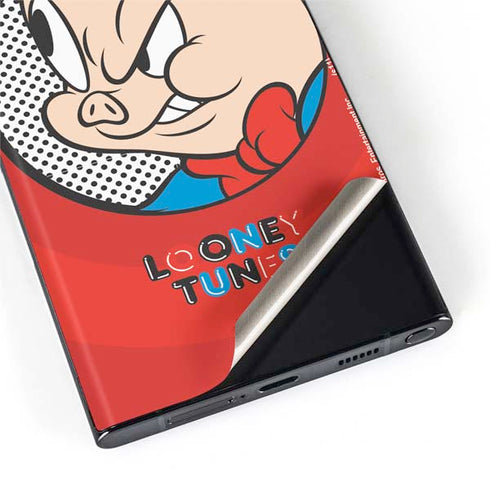 Looney Tunes Porky Pig Full Galaxy S22 Ultra Skin