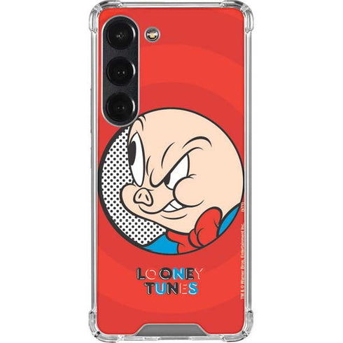 Looney Tunes Porky Pig Full Galaxy S23 Clear Case