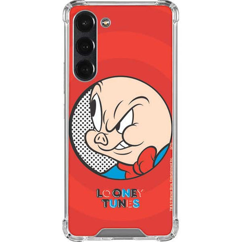 Looney Tunes Porky Pig Full Galaxy S23 Plus Clear Case