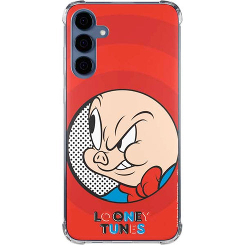 Looney Tunes Porky Pig Full Galaxy S24 Clear Case