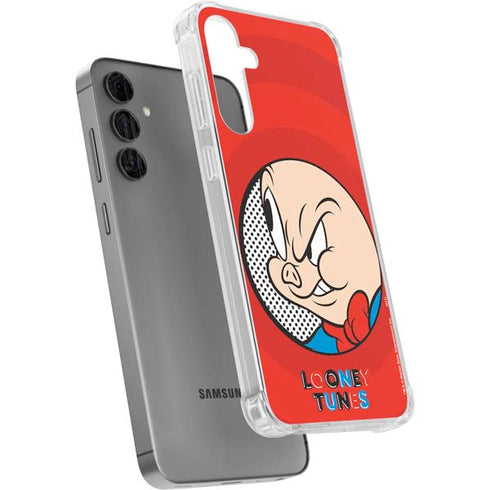 Looney Tunes Porky Pig Full Galaxy S24 Plus Clear Case