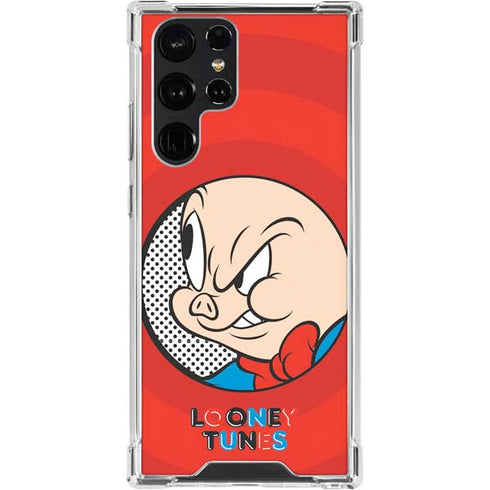 Looney Tunes Porky Pig Full Galaxy S24 Ultra Clear Case