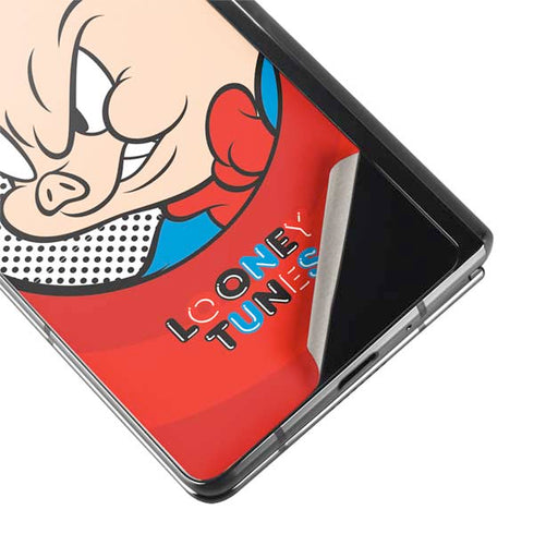 Looney Tunes Porky Pig Full Galaxy Z Fold2 5G Skin