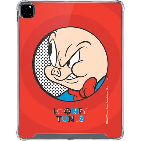 Looney Tunes Porky Pig Full iPad Pro 12.9in (2020) Clear Case