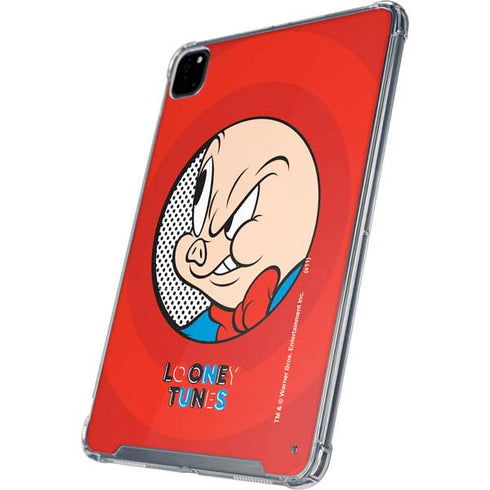 Looney Tunes Porky Pig Full iPad Pro 12.9in (2020) Clear Case