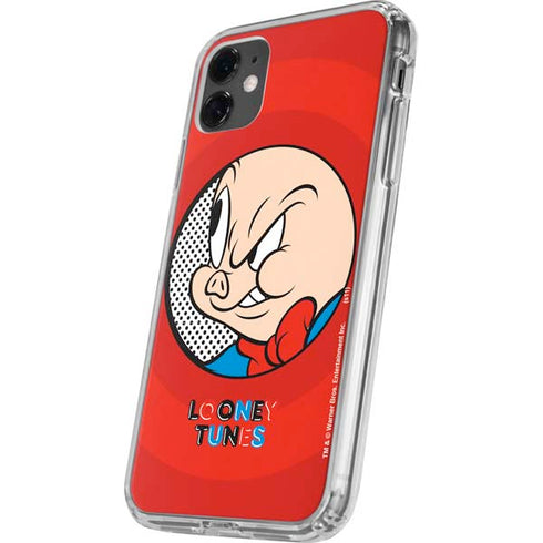 Looney Tunes Porky Pig Full iPhone 11 Clear Case