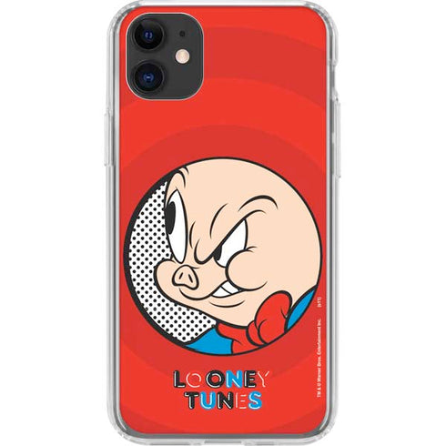 Looney Tunes Porky Pig Full iPhone 11 Clear Case