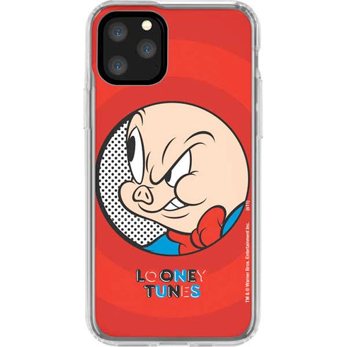 Looney Tunes Porky Pig Full iPhone 11 Pro Clear Case