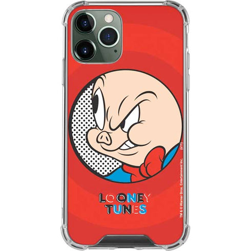 Looney Tunes Porky Pig Full iPhone 12 Pro Clear Case