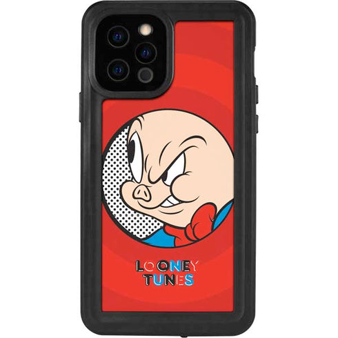 Looney Tunes Porky Pig Full iPhone 12 Pro Waterproof Case