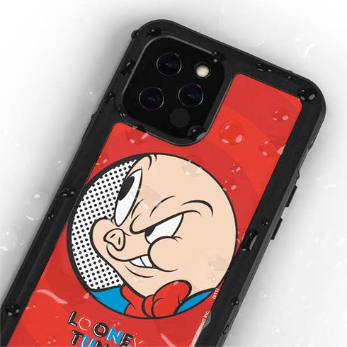 Looney Tunes Porky Pig Full iPhone 12 Pro Waterproof Case
