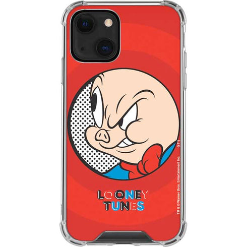 Looney Tunes Porky Pig Full iPhone 13 Clear Case