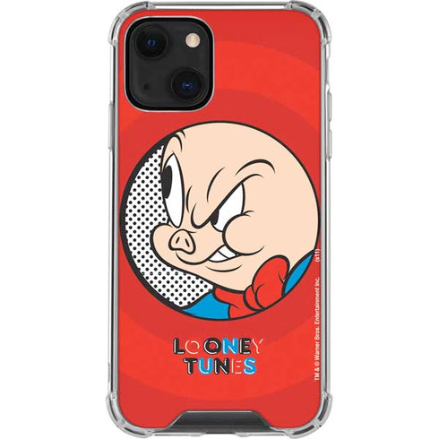 Looney Tunes Porky Pig Full iPhone 13 Mini Clear Case