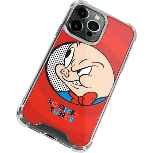 Looney Tunes Porky Pig Full iPhone 13 Pro Clear Case