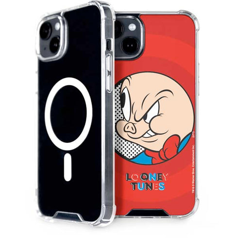 Looney Tunes Porky Pig Full iPhone 15 MagSafe Case